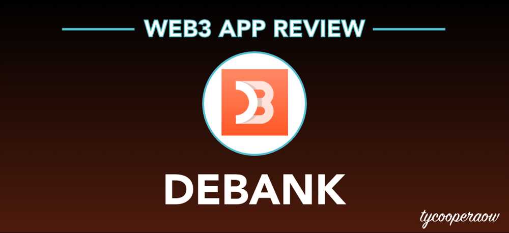 DeBank: Providing Comprehensive DeFi Data Analytics