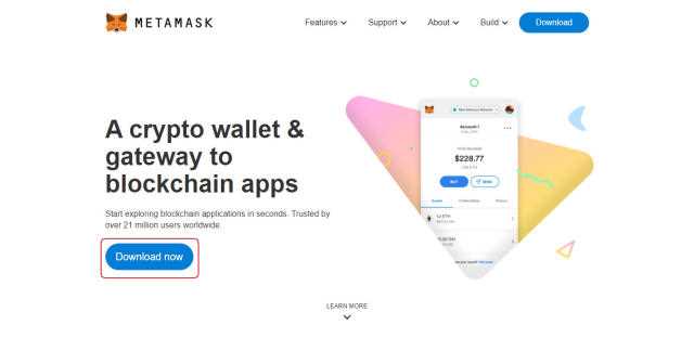 Download and install MetaMask