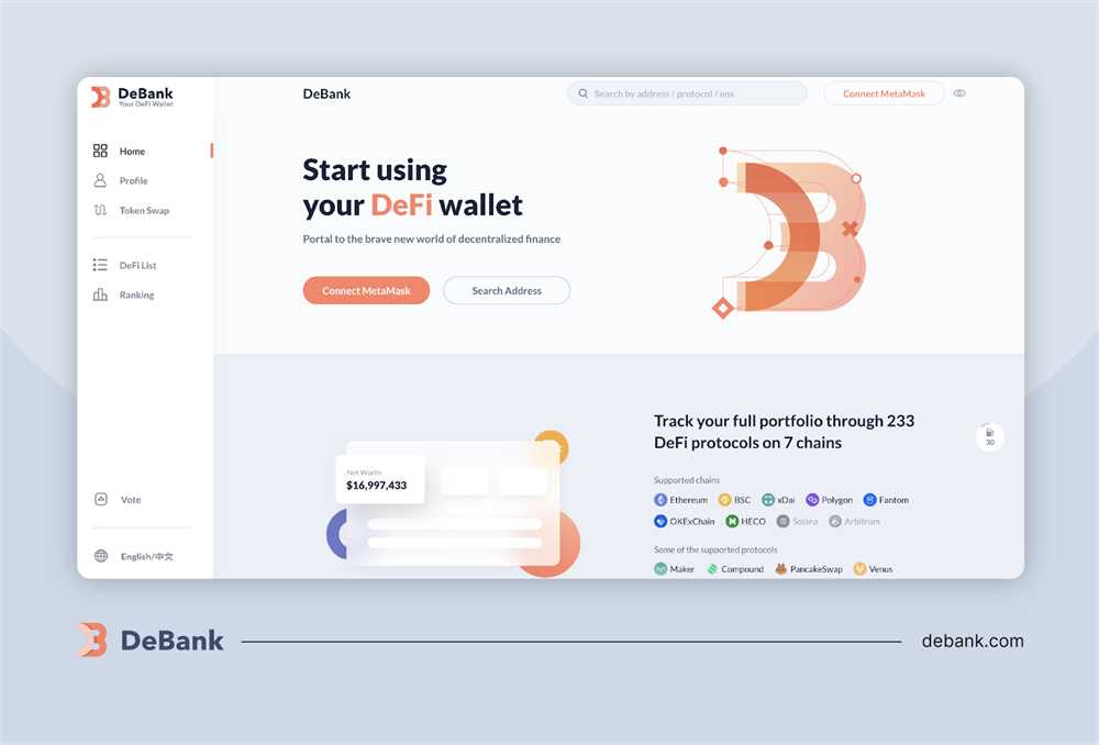Take Control of Your DeFi Investments with DeBank's User-Friendly Wallet